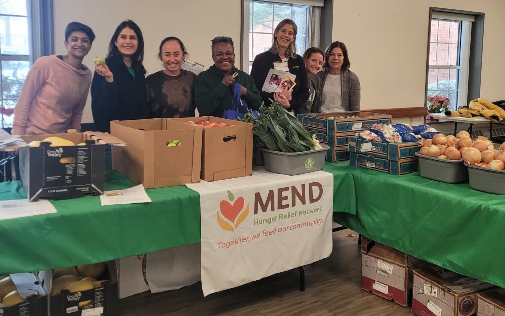 MEND mobile market at Maplewood Senior Center.